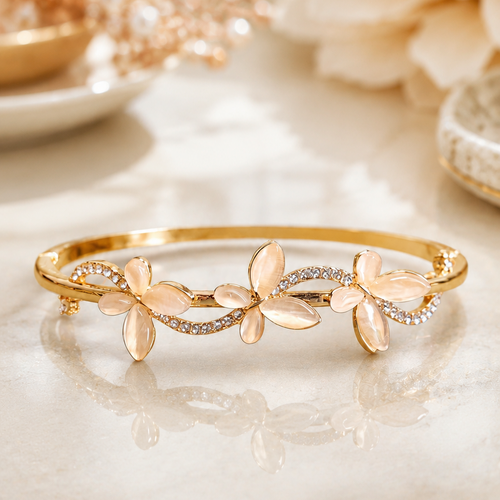 Anti Tarnish Waterproof Bracelet-B Bracelet for Women & Girls - Western Trending Jewellery, 6 Month Guarantee
