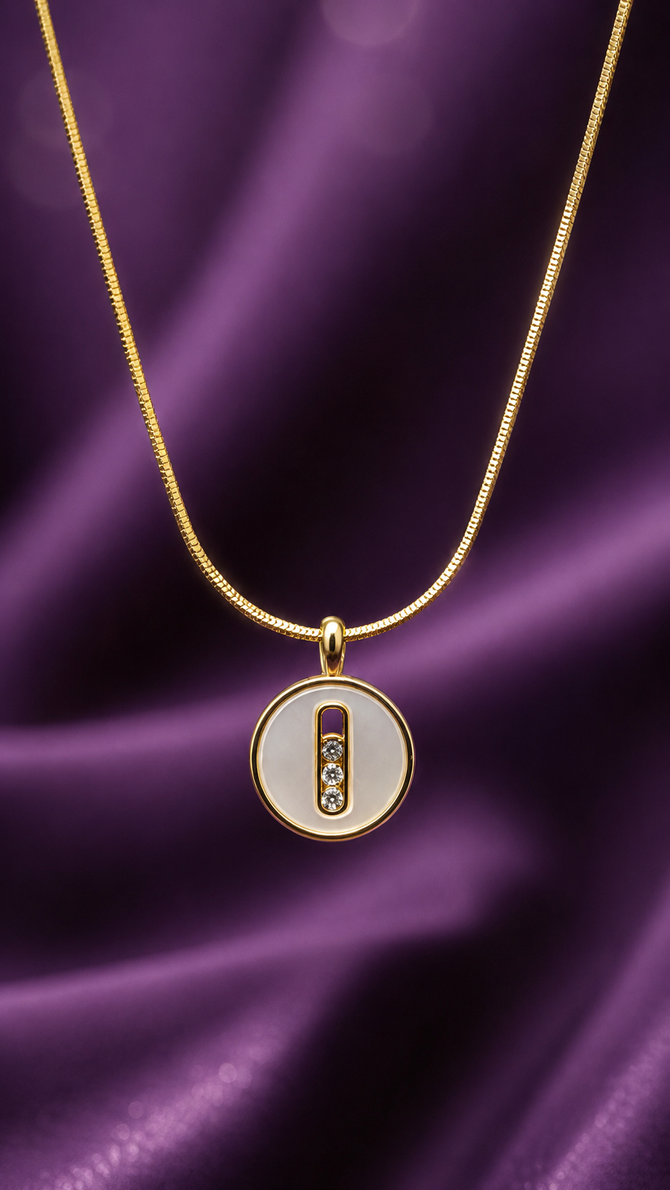 Anti Tarnish Waterproof necklace-P Necklace for Women & Girls - Western Trending Jewellery, 6 Month Guarantee