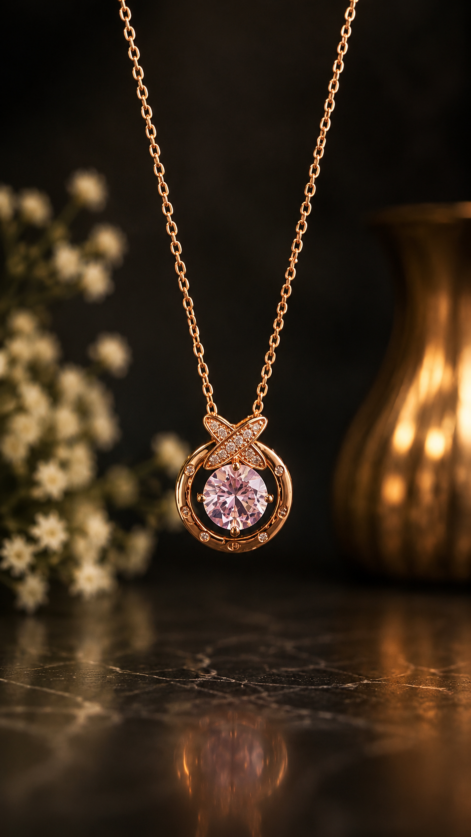 Anti Tarnish Waterproof necklace-AG Necklace for Women & Girls - Western Trending Jewellery, 6 Month Guarantee