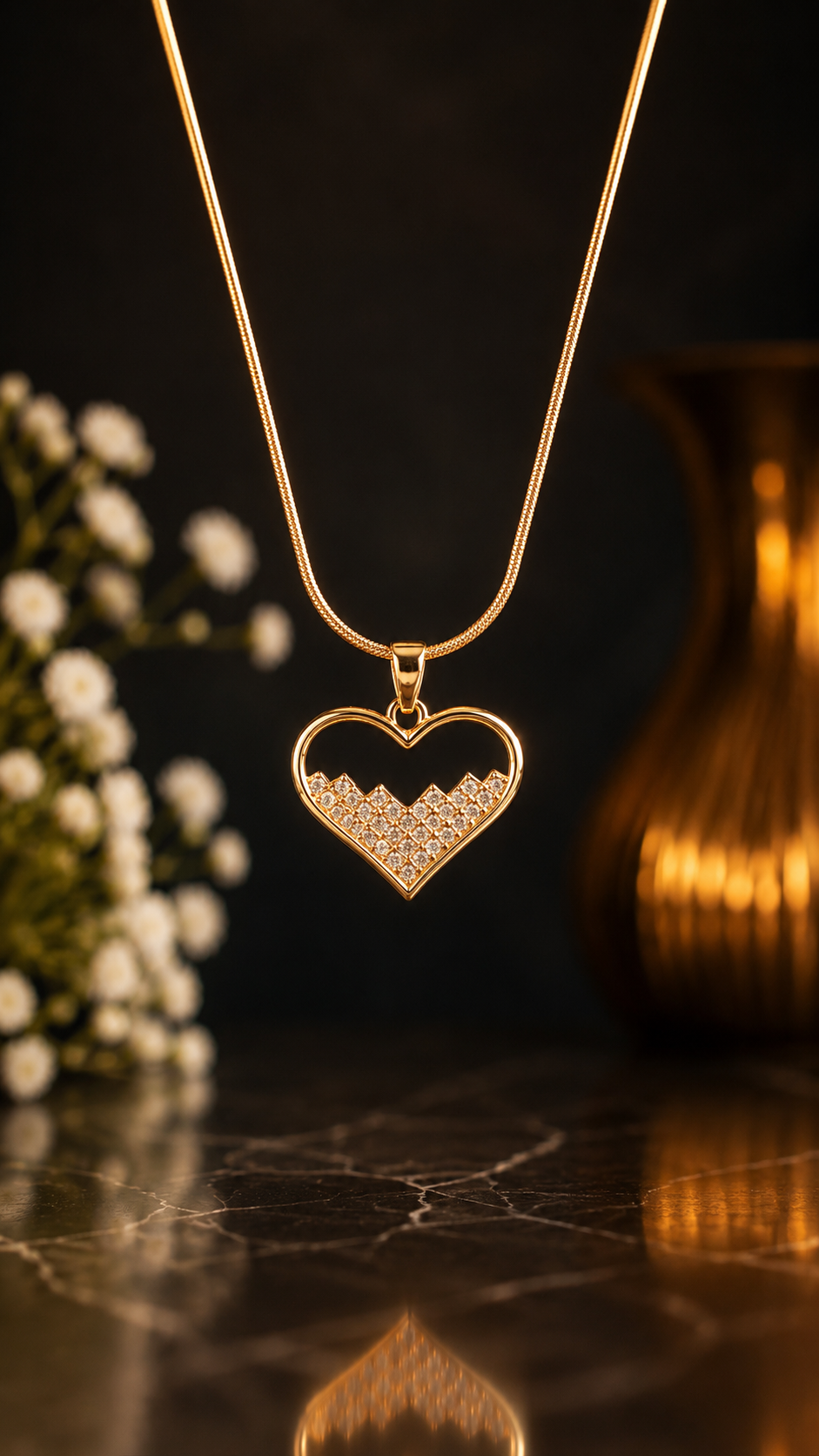 Anti Tarnish Waterproof necklace-AH Necklace for Women & Girls - Western Trending Jewellery, 6 Month Guarantee