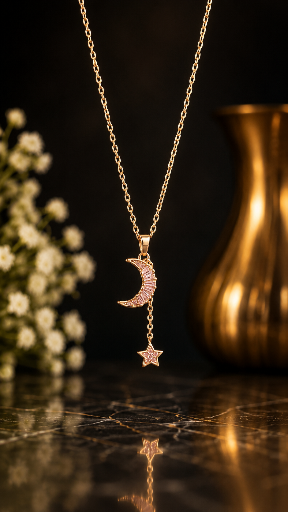 Anti Tarnish Waterproof necklace-AN Necklace for Women & Girls - Western Trending Jewellery, 6 Month Guarantee
