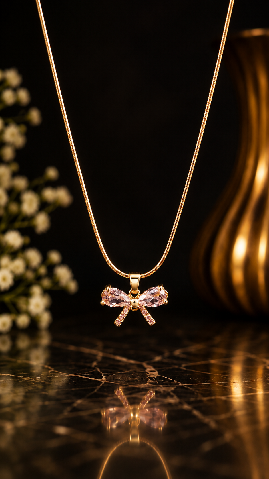 Anti Tarnish Waterproof necklace-AQ Necklace for Women & Girls - Western Trending Jewellery, 6 Month Guarantee