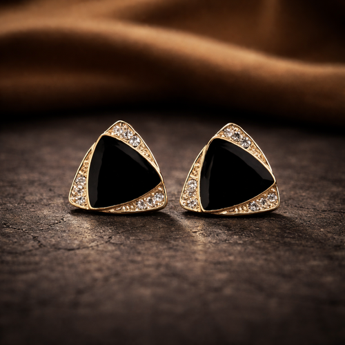 Anti Tarnish Waterproof Classic Blue Cushion Cut Crystal Stud Earrings | American Diamond Fashion Jewellery for Women Earrings for Women & Girls - Korean Western Trending Jewellery, 6 Month Guarantee