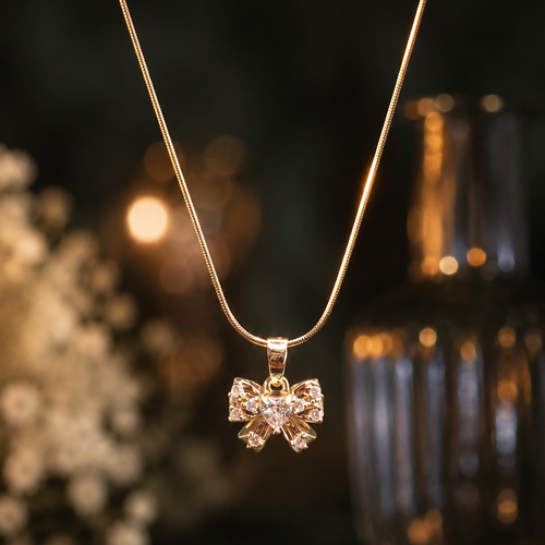 Anti Tarnish Waterproof necklace-T Necklace for Women & Girls - Western Trending Jewellery, 6 Month Guarantee