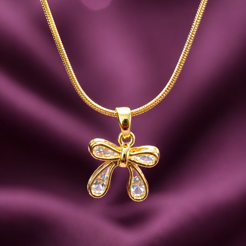Anti Tarnish Waterproof necklace-O Necklace for Women & Girls - Western Trending Jewellery, 6 Month Guarantee