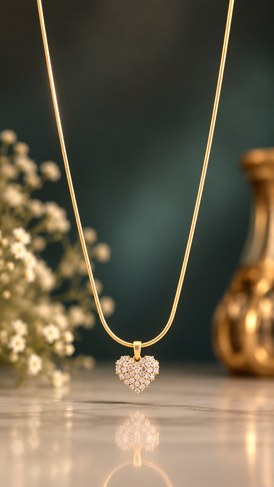 Anti Tarnish Waterproof necklace-AB Necklace for Women & Girls - Western Trending Jewellery, 6 Month Guarantee
