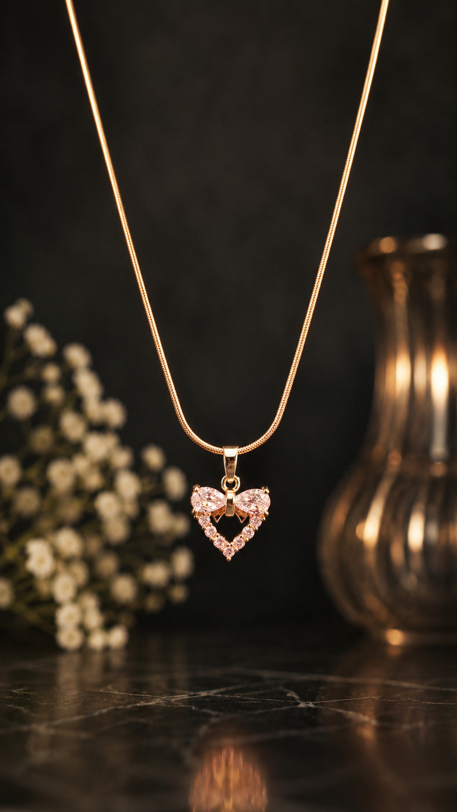 Anti Tarnish Waterproof necklace-AD Necklace for Women & Girls - Western Trending Jewellery, 6 Month Guarantee