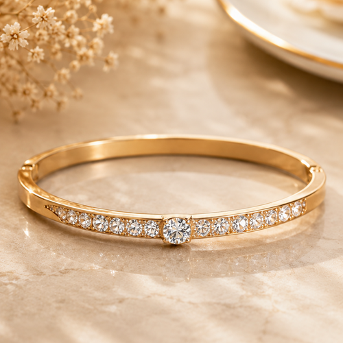 Anti Tarnish Waterproof Bracelet-N Bracelet for Women & Girls - Western Trending Jewellery, 6 Month Guarantee