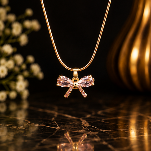 Anti Tarnish Waterproof necklace-AQ Necklace for Women & Girls - Western Trending Jewellery, 6 Month Guarantee