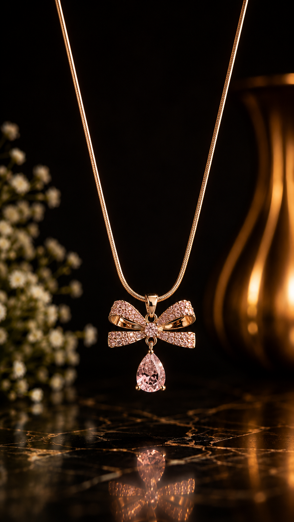 Anti Tarnish Waterproof necklace-AV Necklace for Women & Girls - Western Trending Jewellery, 6 Month Guarantee