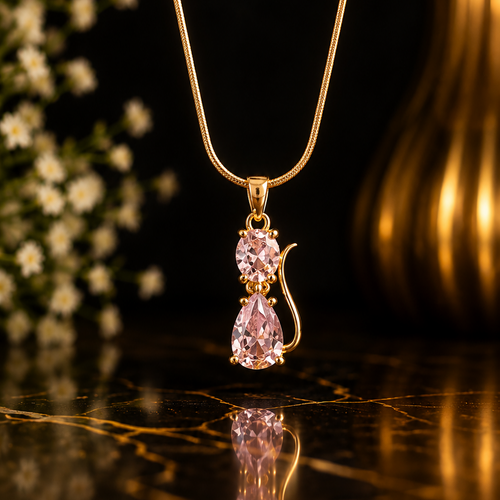 Anti Tarnish Waterproof Necklace-AZ Necklace for Women & Girls - Western Trending Jewellery, 6 Month Guarantee
