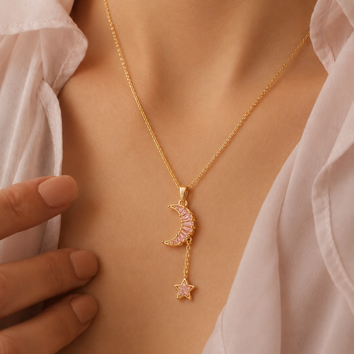 Anti Tarnish Waterproof necklace-AN Necklace for Women & Girls - Western Trending Jewellery, 6 Month Guarantee