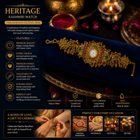 Kashmiri Heritage Watch – Traditional Indian Vintage Watch for Women