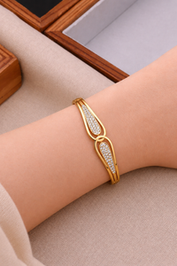 Anti Tarnish Waterproof Bracelet-H Bracelet for Women & Girls - Western Trending Jewellery, 6 Month Guarantee