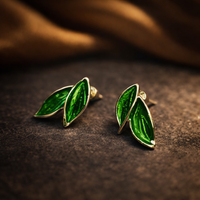 Anti Tarnish Waterproof Classic Blue Cushion Cut Crystal Stud Earrings | American Diamond Fashion Jewellery for Women Earrings for Women & Girls - Korean Western Trending Jewellery, 6 Month Guarantee