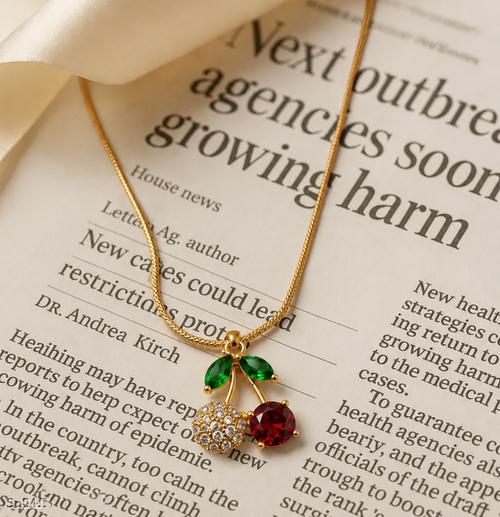 Anti Tarnish Waterproof necklace-L Necklace for Women & Girls - Western Trending Jewellery, 6 Month Guarantee