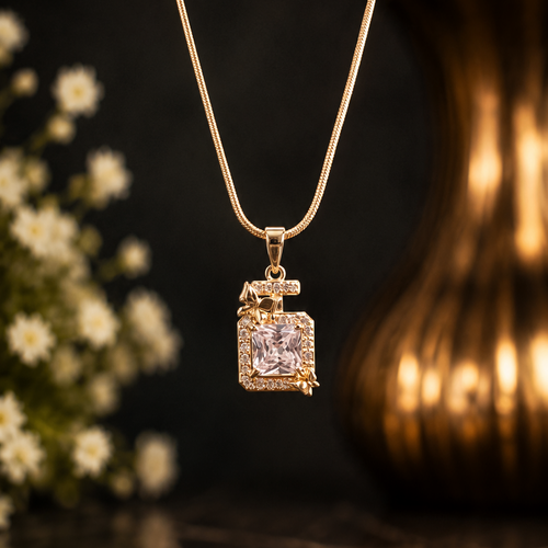 Anti Tarnish Waterproof necklace-AJ Necklace for Women & Girls - Western Trending Jewellery, 6 Month Guarantee